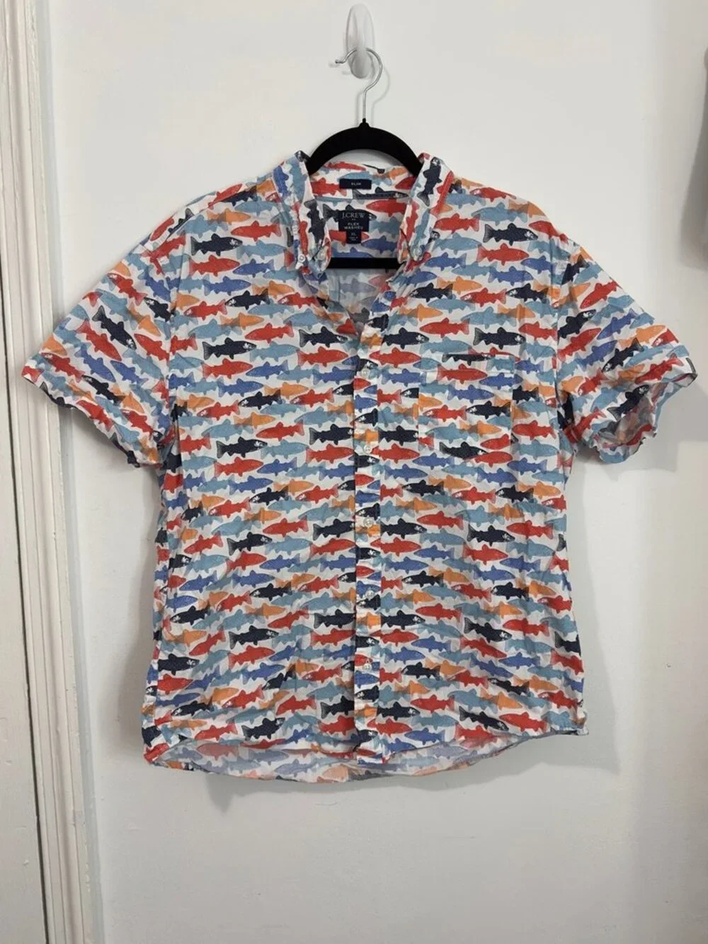 J.Crew Slim Casual Button-Down Collared Shirt - Men's XL